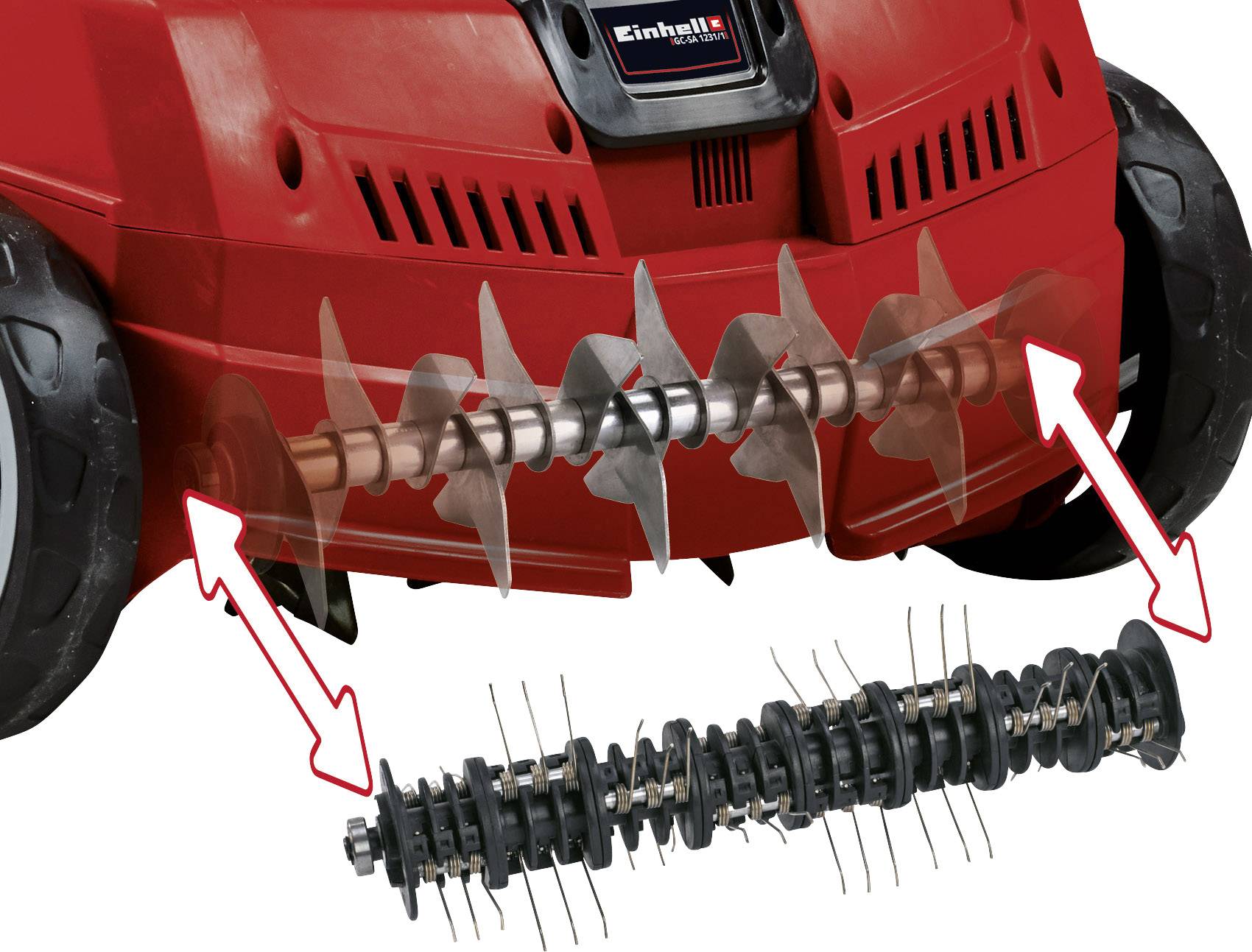 Einhell GC-SA 1231/1 Elektro Vertikutierer Arbeitsbreite 31cm