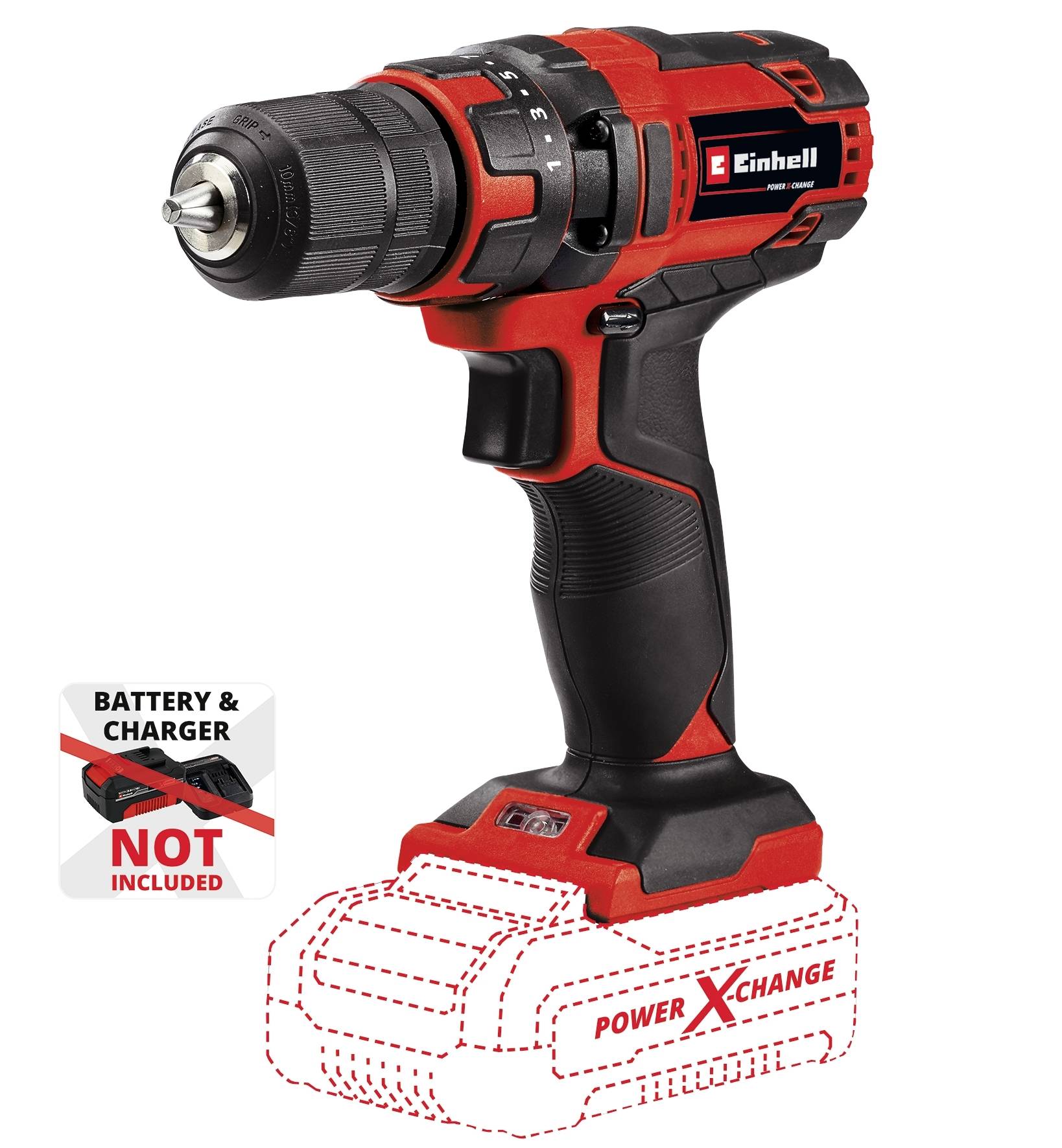 Einhell Power X-Change TC-CD 18/35 Li - Solo 4513927 Akku-Bohrschrauber Li-Ion