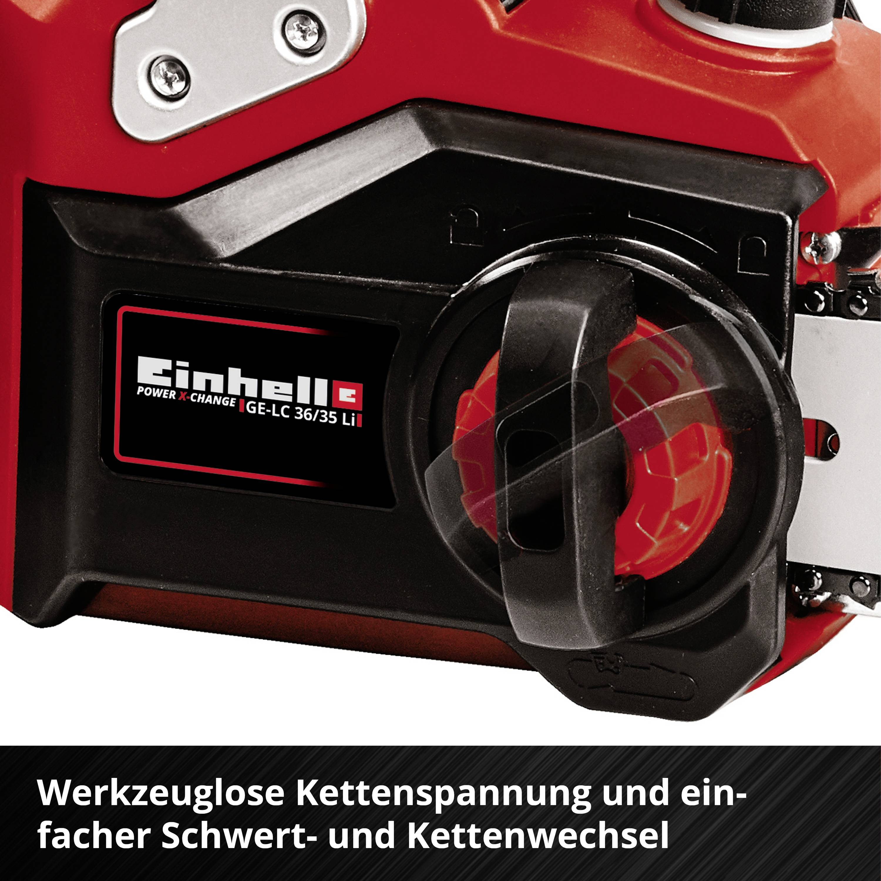 Einhell GP-LC 36/35 Li Akku Kettensäge inkl. 2. Akku, inkl. Ladegerät Schwertlänge 350mm