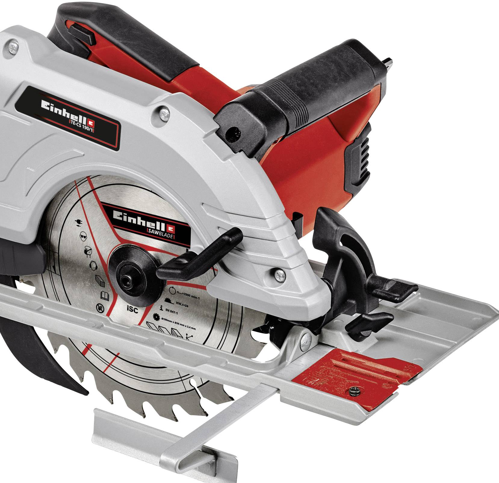 Einhell TE-CS 190/1 Handkreissäge Schnitttiefe max. (90°) 66mm 1500W