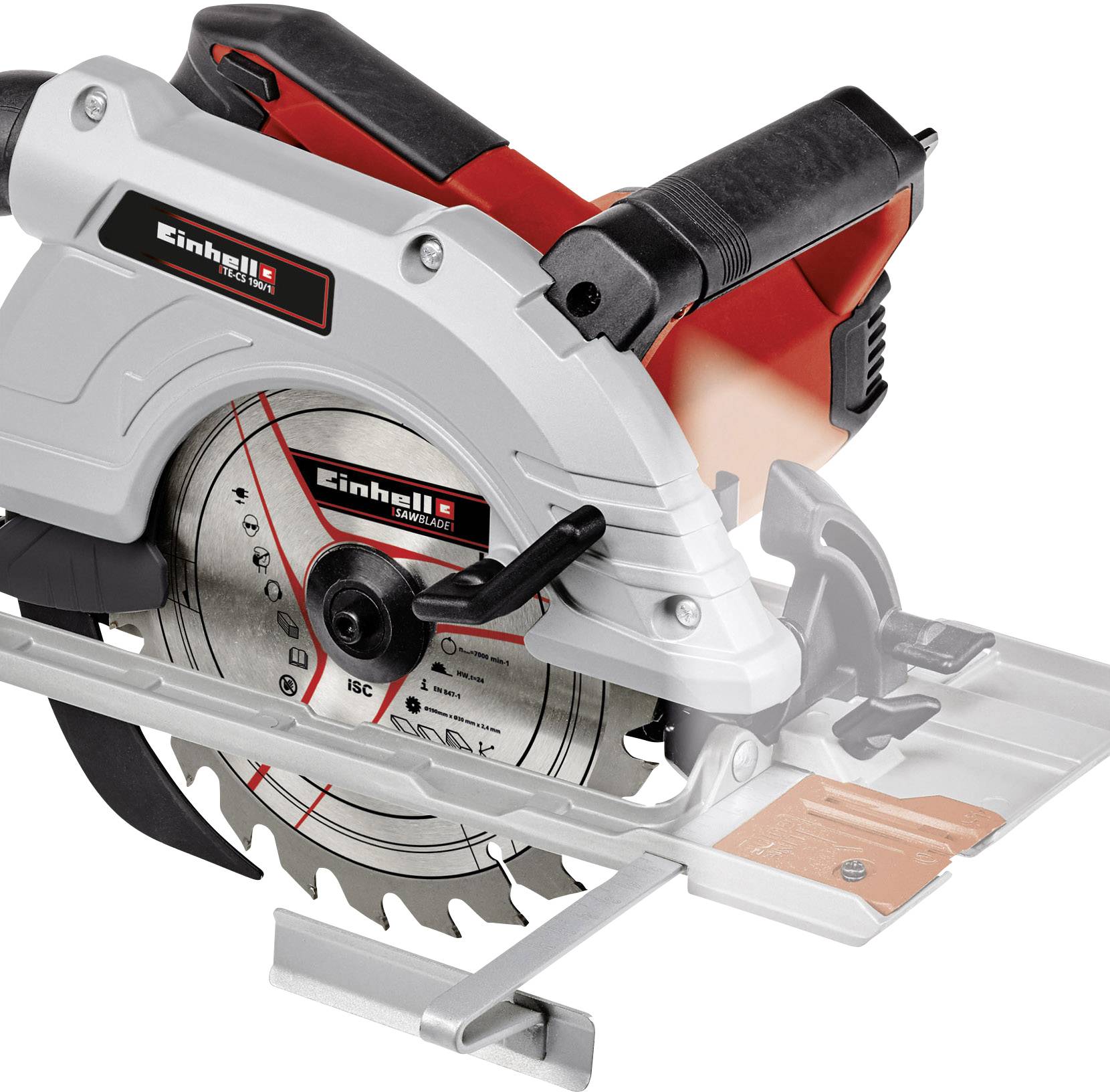 Einhell TE-CS 190/1 Handkreissäge Schnitttiefe max. (90°) 66mm 1500W