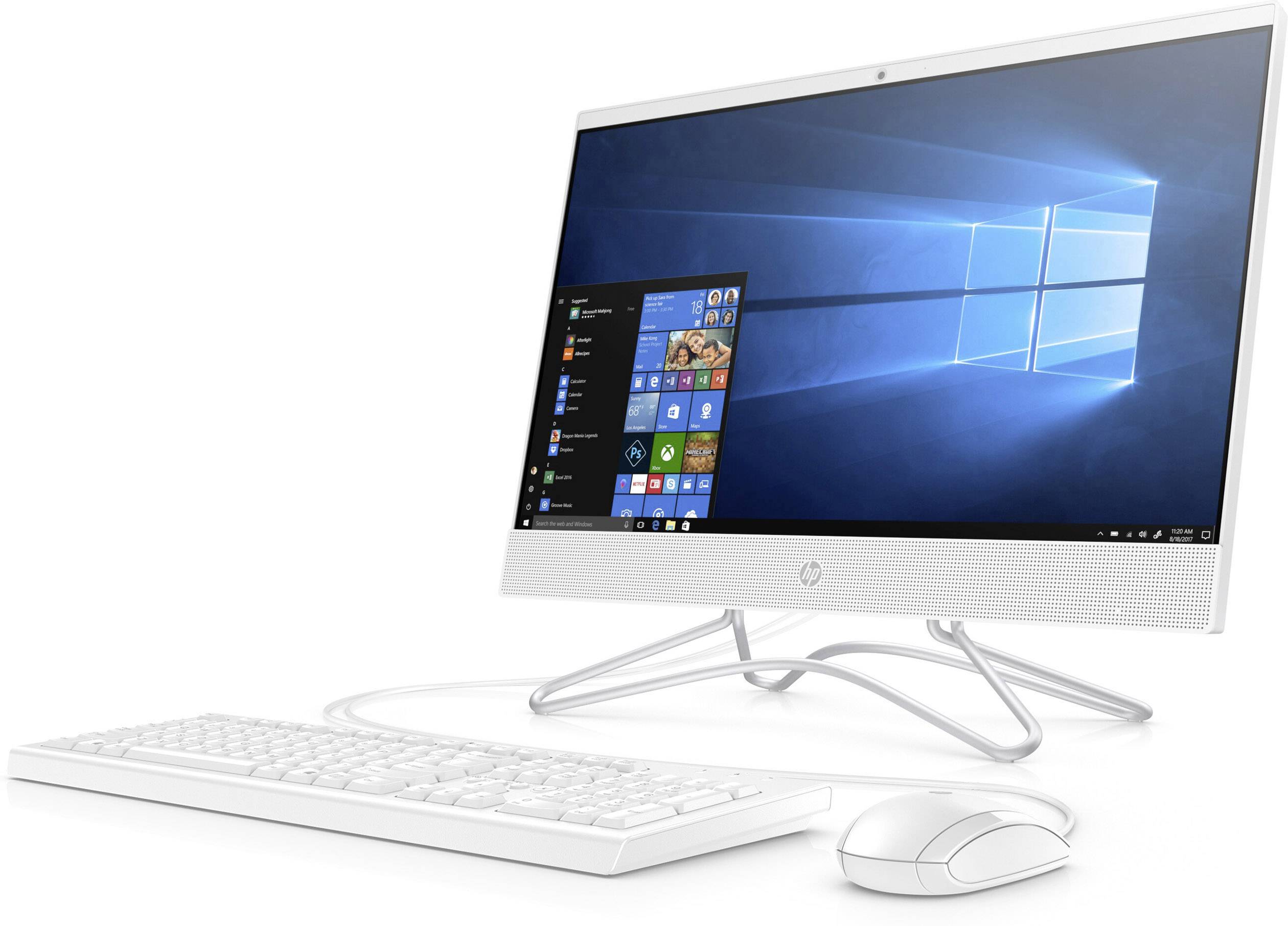 HP 22-c0016ng - All-in-One (Komplettlösung) - A6 9225 / 2.6 GHz - RAM 4 GB - SSD 256 GB - NVMe