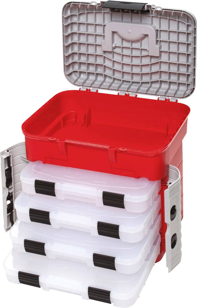 Gedore RED 3301659 R20750063 Werkzeugbox Kunststoff Rot, Weiß