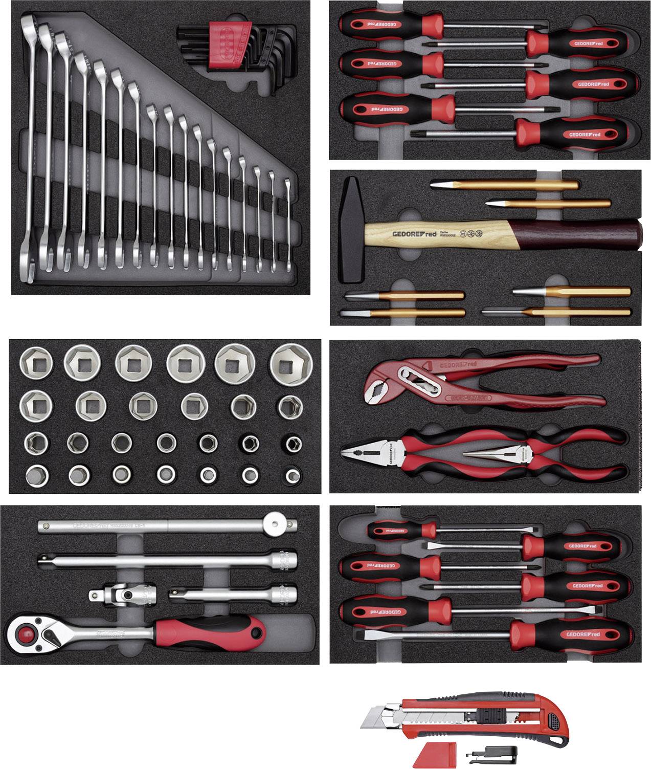 Gedore RED R21010000 3301655 Werkzeugset