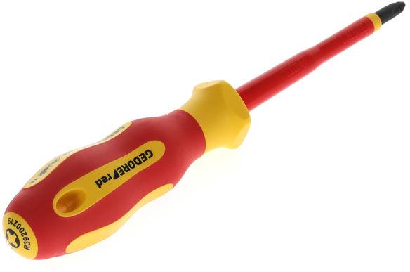Gedore RED R39200219 3301405 Kreuzschlitz-Schraubendreher 2 Klingenlänge: 100mm DIN 7438, DIN ISO 8764, DIN EN 60900