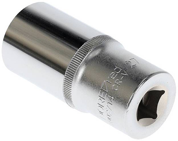 Metallschraubenschlüssel zeigt Aufschrift '21MM CR-V'.