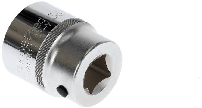 Steckschlüsseleinsatz aus Chrom-Vanadium-Stahl, 1/2 Zoll Antrieb, geeignet für mechanische Anwendungen und Fahrzeugreparaturen.