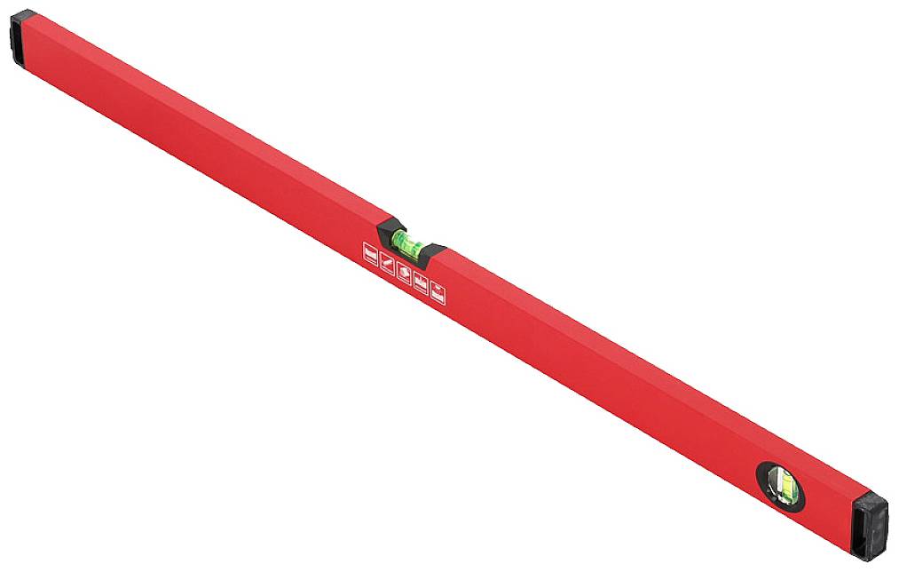 Gedore red Wasserwaage - mit Vertikal- und Horizontallibelle - Länge 1000 mm