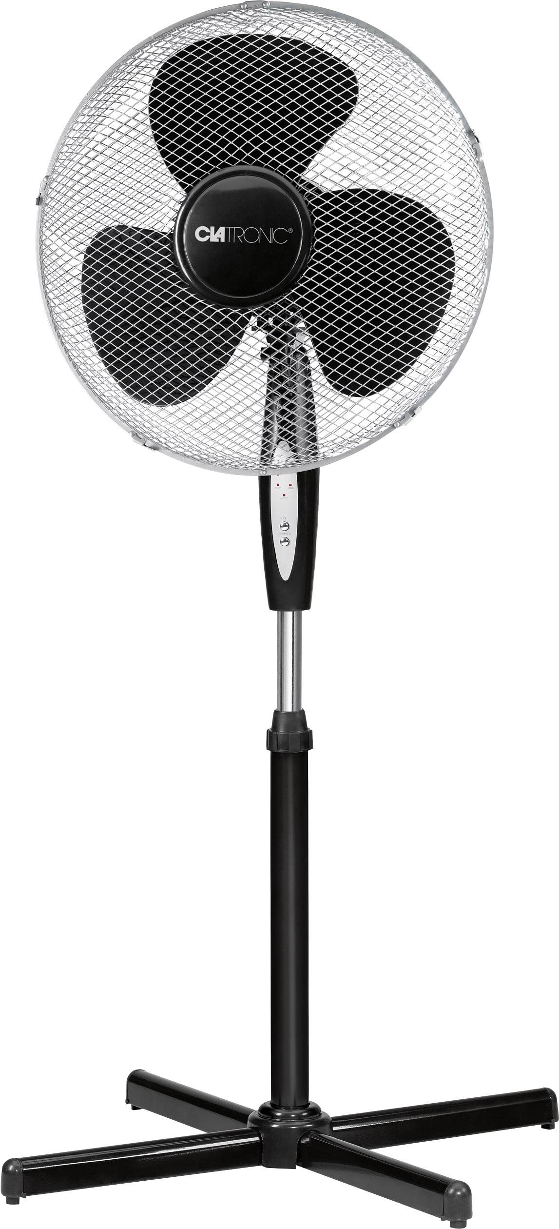 Clatronic VL 3741 Standventilator 45 W (Ø x H) 400 mm x 1250 mm Schwarz