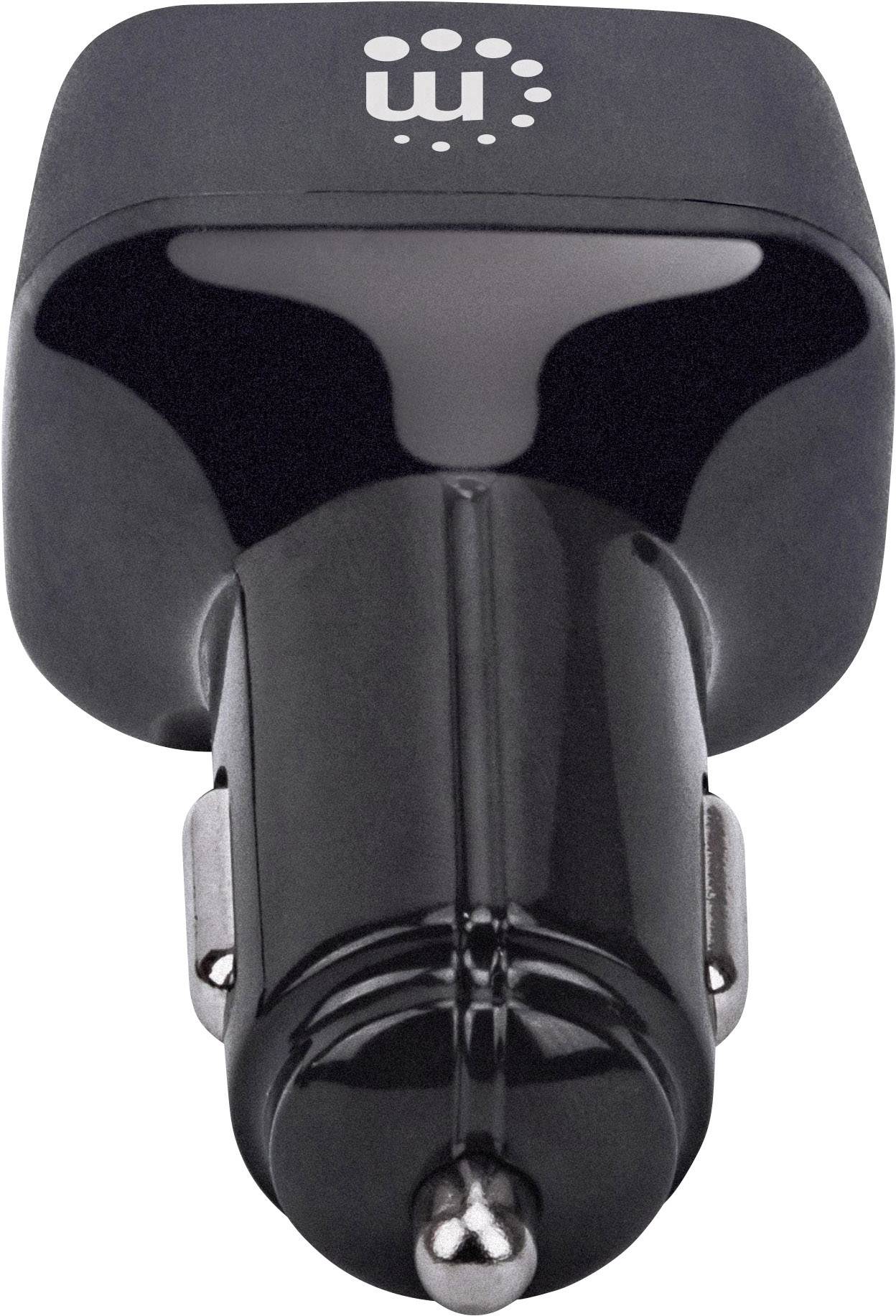 Manhattan Power Delivery 102063 Reiseladeadapter KFZ, LKW Ausgangsstrom (max.) 3A 2 x USB-C™ Buchse, USB 3.2 Gen 1 Buchse A