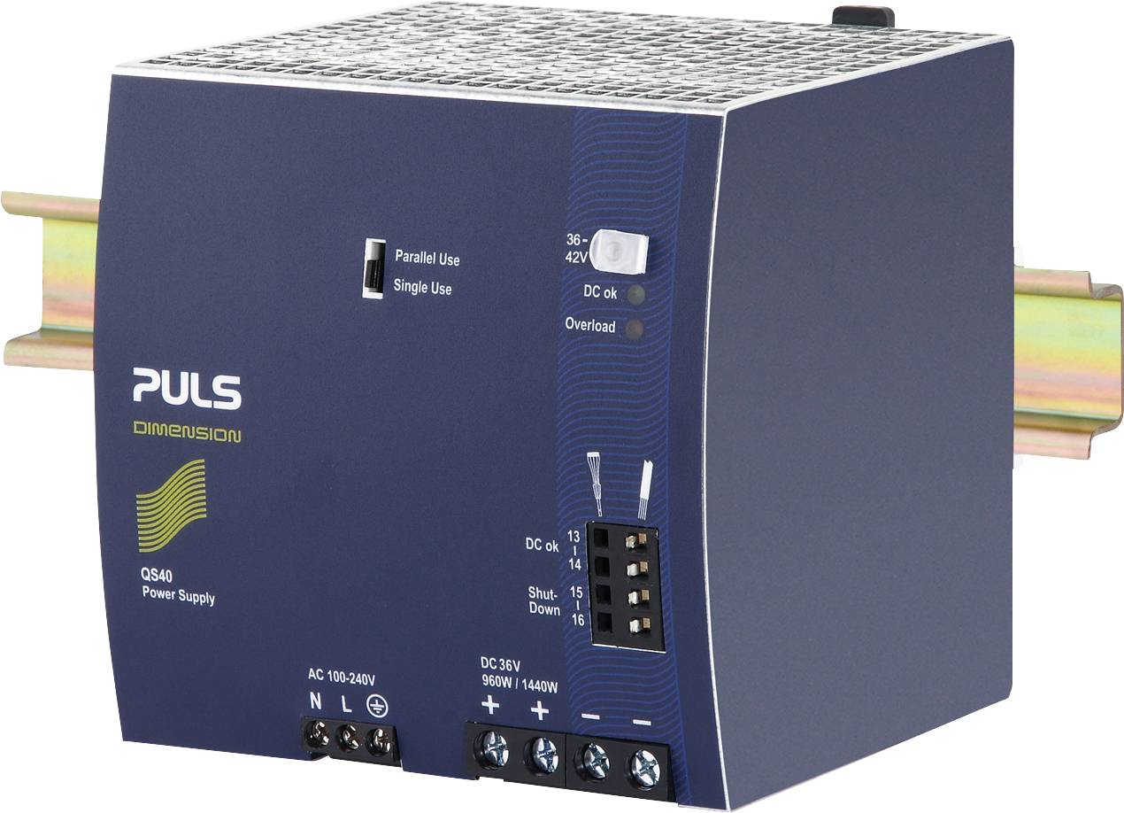 PULS QS40.361 Hutschienen-Netzteil (DIN-Rail) 36 V/DC 26.7A 960W Anzahl Ausgänge:1 x Inhalt 1St.