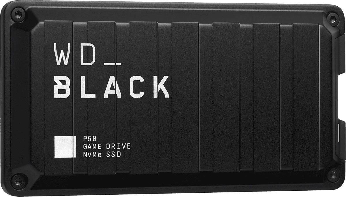 WD WD_BLACK P50 Game Drive SSD 2TB Externe SSD USB 3.2 Gen 2 Schwarz WDBA3S0020BBK-WESN