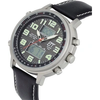 ETT Funk, Solar Funkuhr EGS-11301-22L (Ø x H) 48mm x 13mm Titan Gehäusematerial=Edelstahl Material (Armband)=Leder ETT Funk, Solar Funkuhr EGS-11301-22L (Ø x H) 48mm x 13mm Titan Gehäusematerial=Edelstahl Material (Armband)=Leder