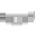 Funk Funkuhr MTGS-10655-60M (Ø x H) 42 mm x 10 mm Silber (glänzend) Gehäusematerial=Edelstahl Material (Armband)=Edelstahl