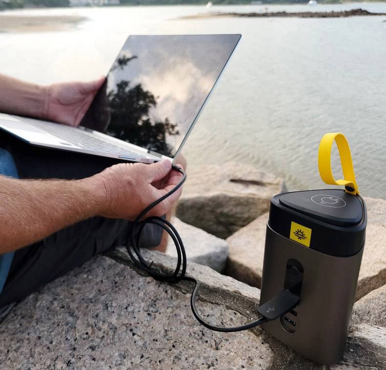 Power Traveller Condor 100 Powerbank 27000 mAh Quick Charge 3.0, Power Delivery Li-Ion USB-A, USB-C® Anthrazit Outdoor