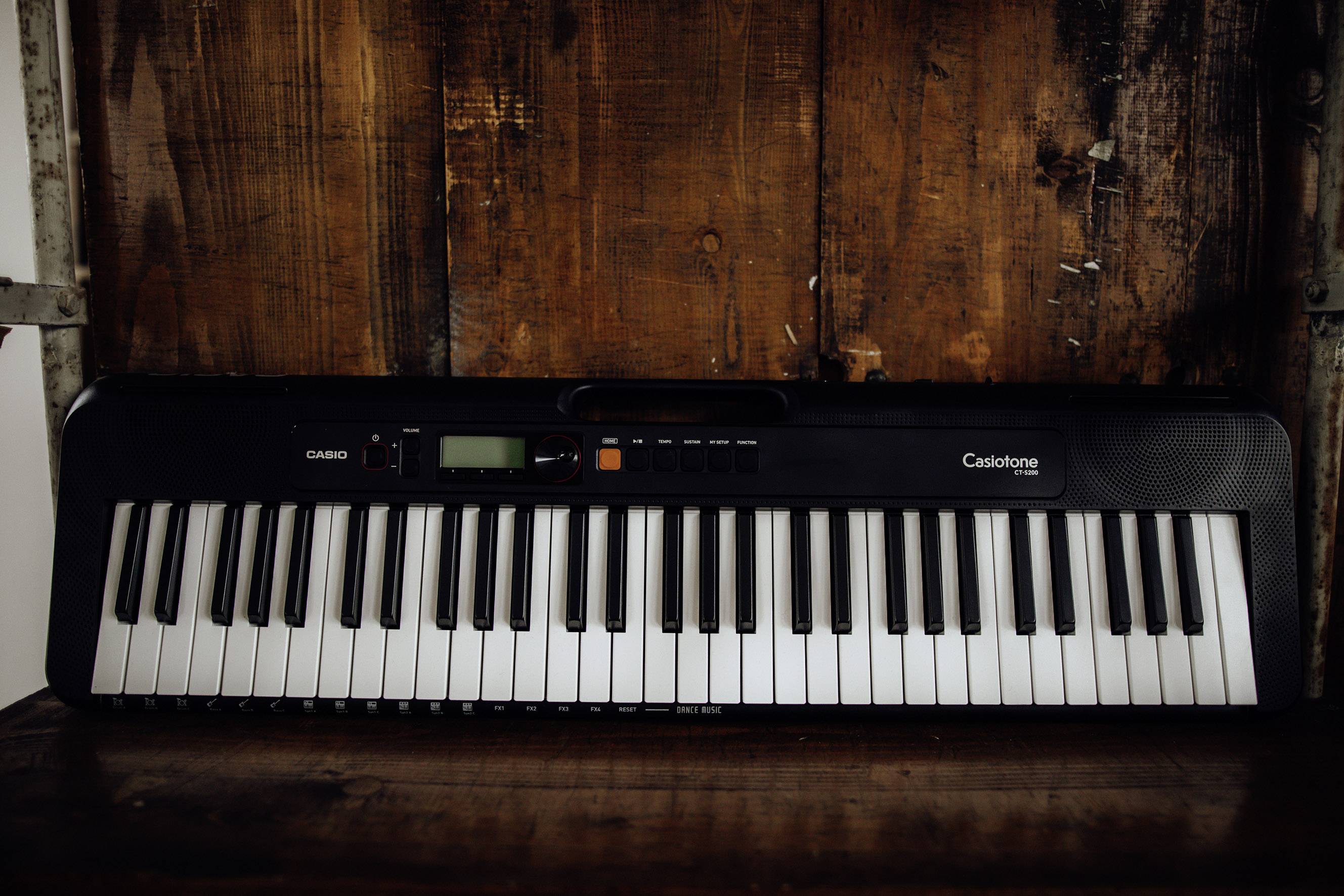 Casio Casiotone CT-S200BKC7 Keyboard Schwarz