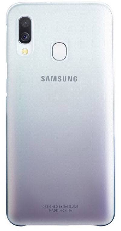 Samsung Gradation Cover EF-AA405 Backcover Samsung Galaxy A40 Schwarz, Transparent