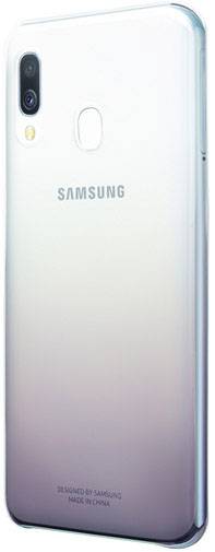 Samsung Gradation Cover EF-AA405 Backcover Samsung Galaxy A40 Schwarz, Transparent