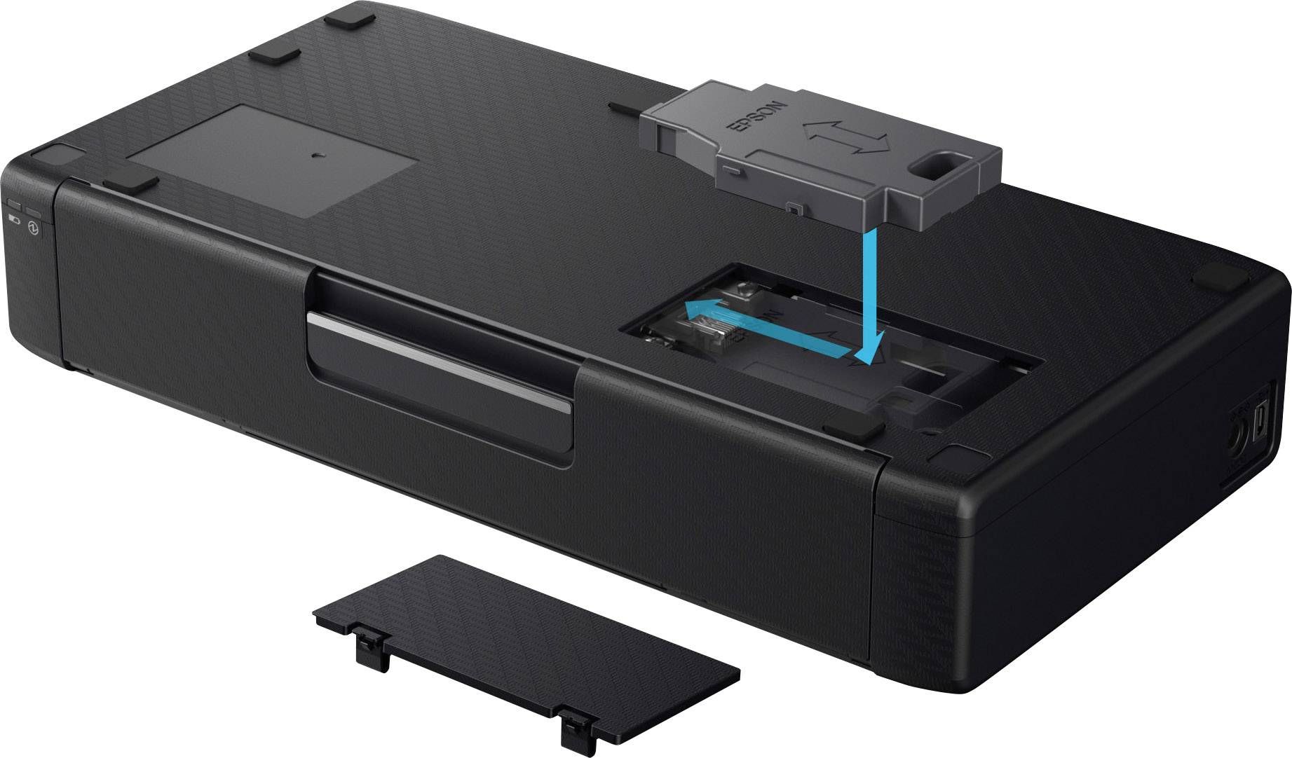 Epson Workforce WF-110W Drucker Tintenstrahl Farbe A4 Drucker Akku-Betrieb, WLAN