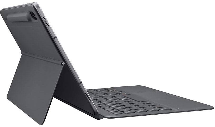 Samsung EF-DT860 BookCase Galaxy Tab S6 Grau Tablet-Tastatur mit BookCover