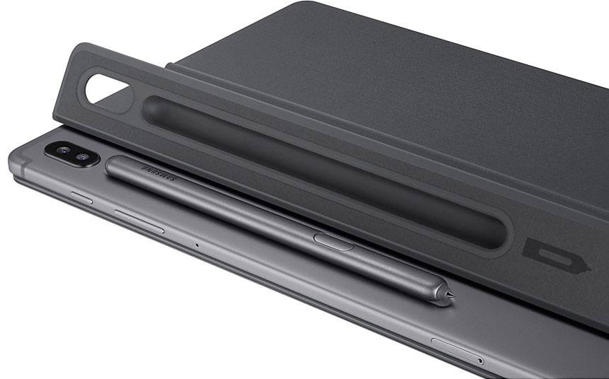 Samsung EF-DT860 BookCase Galaxy Tab S6 Grau Tablet-Tastatur mit BookCover