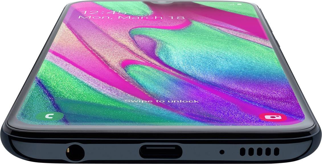 Samsung Galaxy A40 Enterprise Edition Smartphone 64 GB 5.9 Zoll (15 cm) Dual-SIM Android™ 9.0 Schwarz