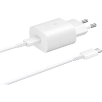 Samsung EP-TA800XWEGWW USB Ladegerät 25W 1x USB-C® USB PD, USB PD 3.0 Weiß Schnellladegerät Samsung EP-TA800XWEGWW USB Ladegerät 25W 1x USB-C® USB PD, USB PD 3.0 Weiß Schnellladegerät