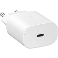 Samsung EP-TA800XWEGWW USB Ladegerät 25W 1x USB-C® USB PD, USB PD 3.0 Weiß Schnellladegerät Samsung EP-TA800XWEGWW USB Ladegerät 25W 1x USB-C® USB PD, USB PD 3.0 Weiß Schnellladegerät