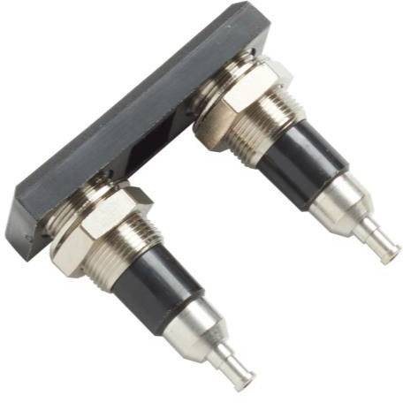 Pomona Electronics 73101-0 Panel Mount Double 4 mm Bananen Buchse Schwarz