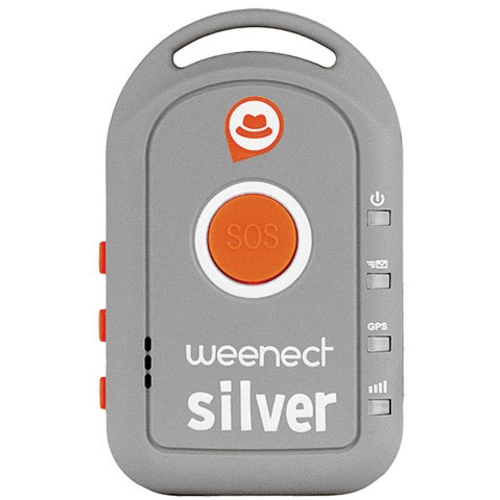 Weenect Silver GPS Tracker Personentracker Grau Weenect Silver GPS Tracker Personentracker Grau