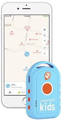 Weenect Kids GPS Tracker Personentracker Blau
