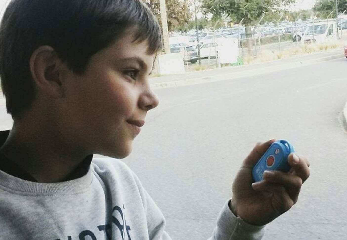 Weenect Kids GPS Tracker Personentracker Blau