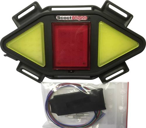 2220200 Scoot-Light F Zusatz Rücklicht (L x B x H) 210 x 125 x 15mm