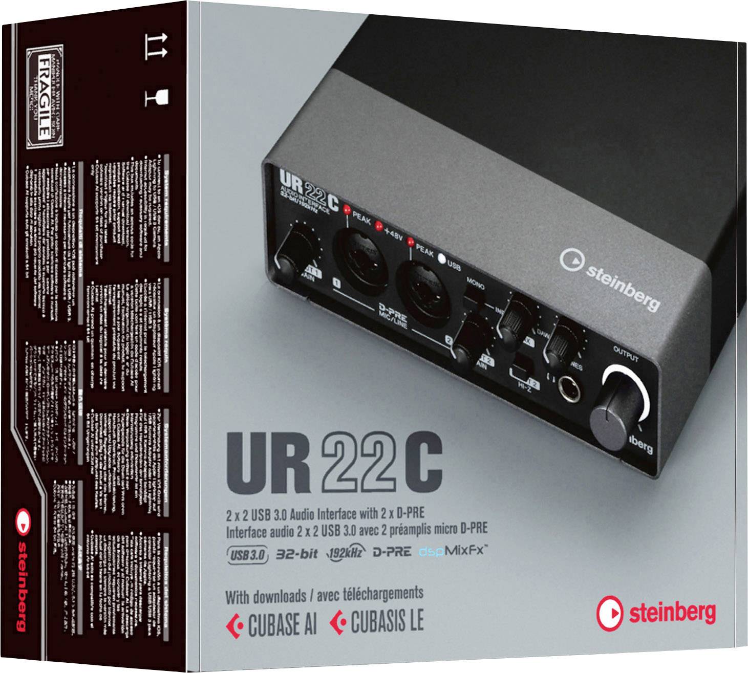 Audio Interface Steinberg UR22C inkl. Software