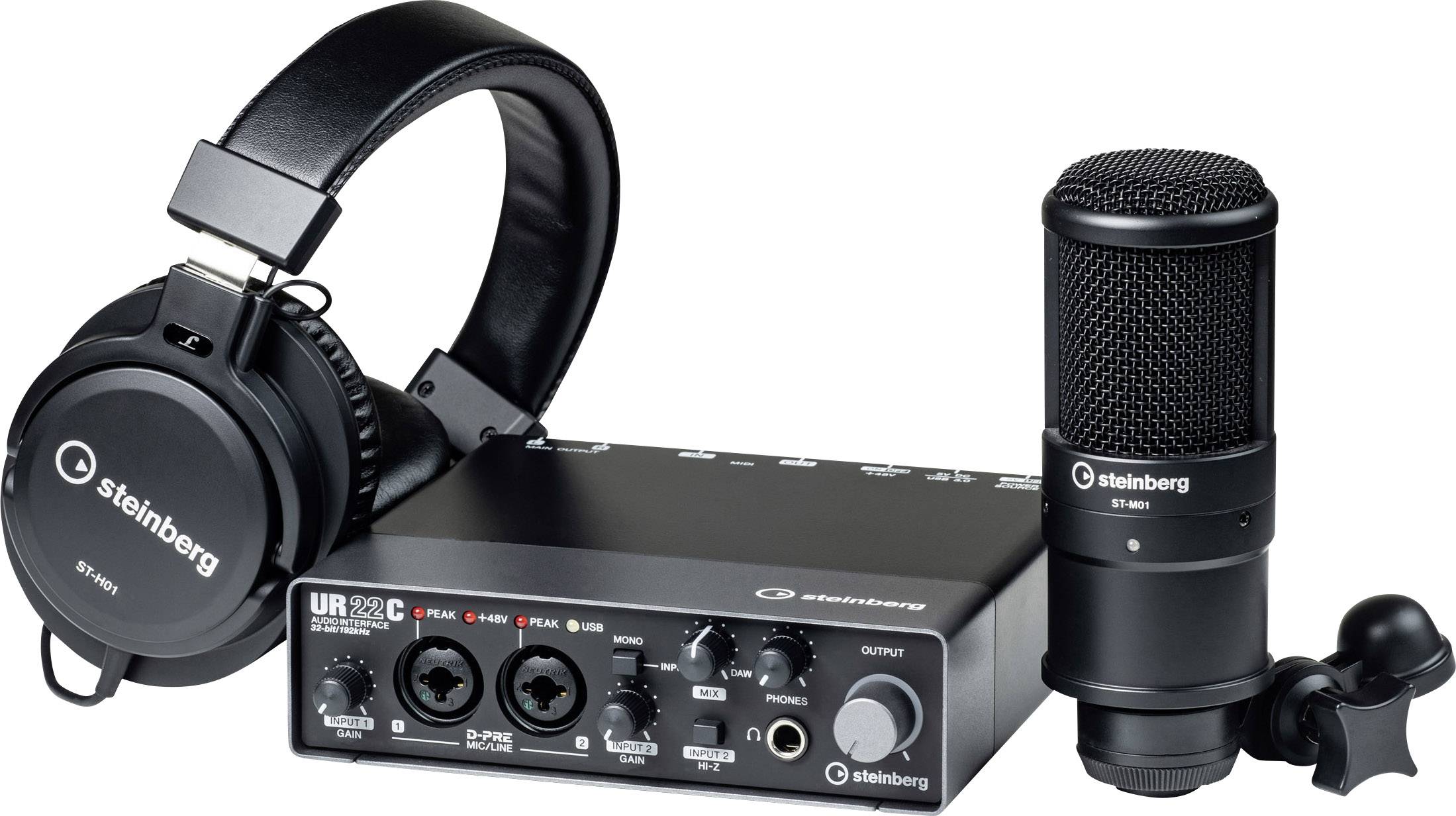 Steinberg Audio Interface UR22C Recording Pack inkl. Software 