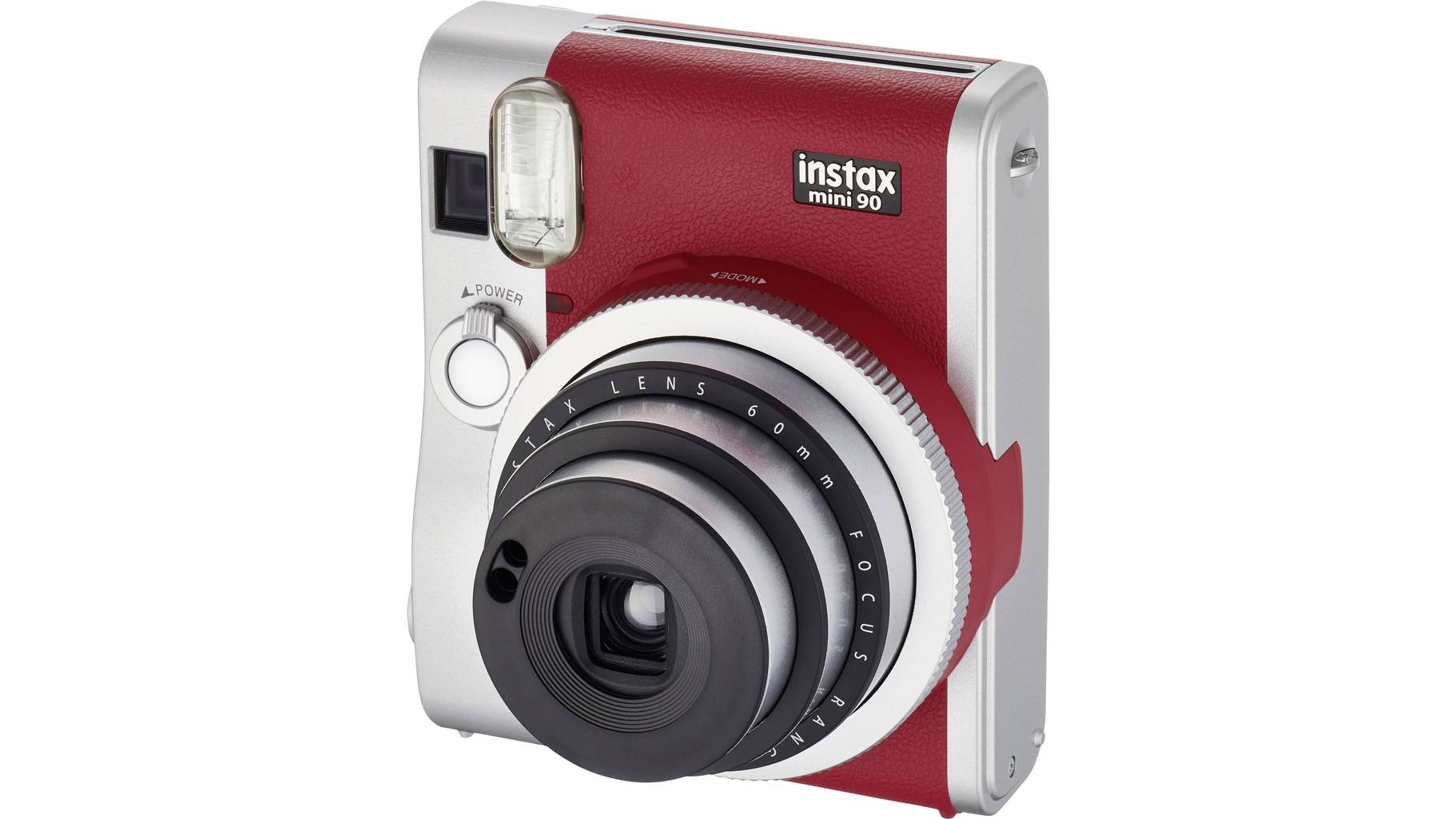 Fujifilm Instax Mini 90 Neo Red Sofortbildkamera Rot, Silber Optischer ...