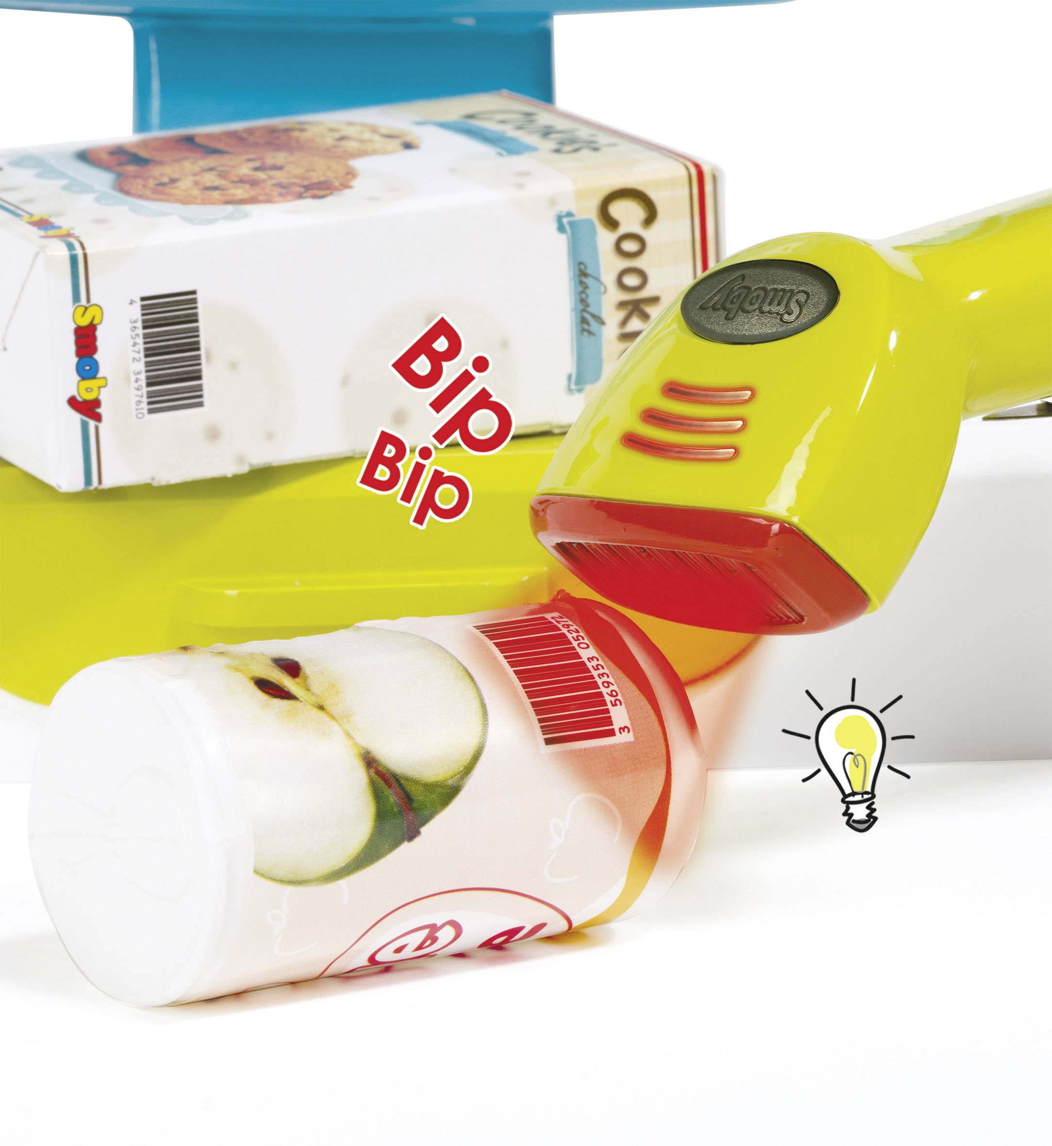 Smoby Elektronische Supermarktkasse türkis