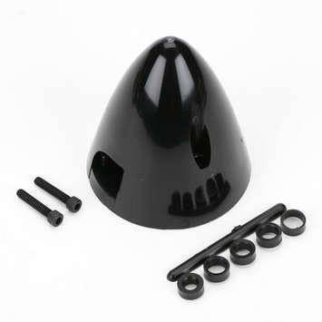 DU-BRO Spinner mit Kühllüftöffnung Kunststoff Produktabmessung, Ø: 63mm Schwarz