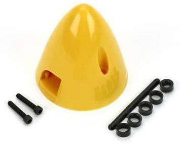 DU-BRO Spinner mit Kühllüftöffnung Kunststoff Produktabmessung, Ø: 51mm Gelb