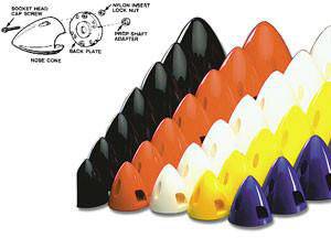 DU-BRO Spinner mit Kühllüftöffnung Kunststoff Produktabmessung, Ø: 45mm Schwarz