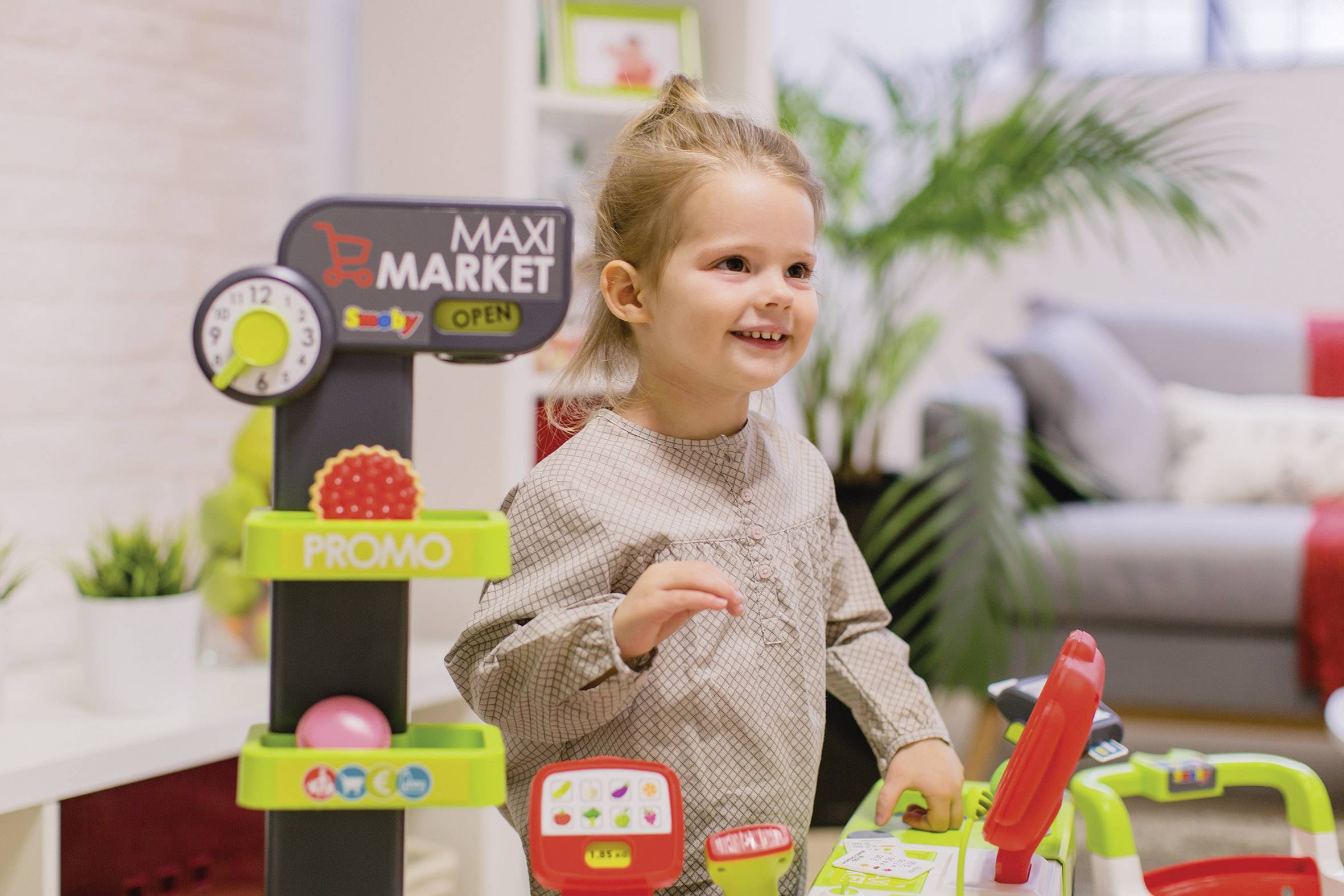 Smoby Maxi-Supermarkt mit Einkaufswagen