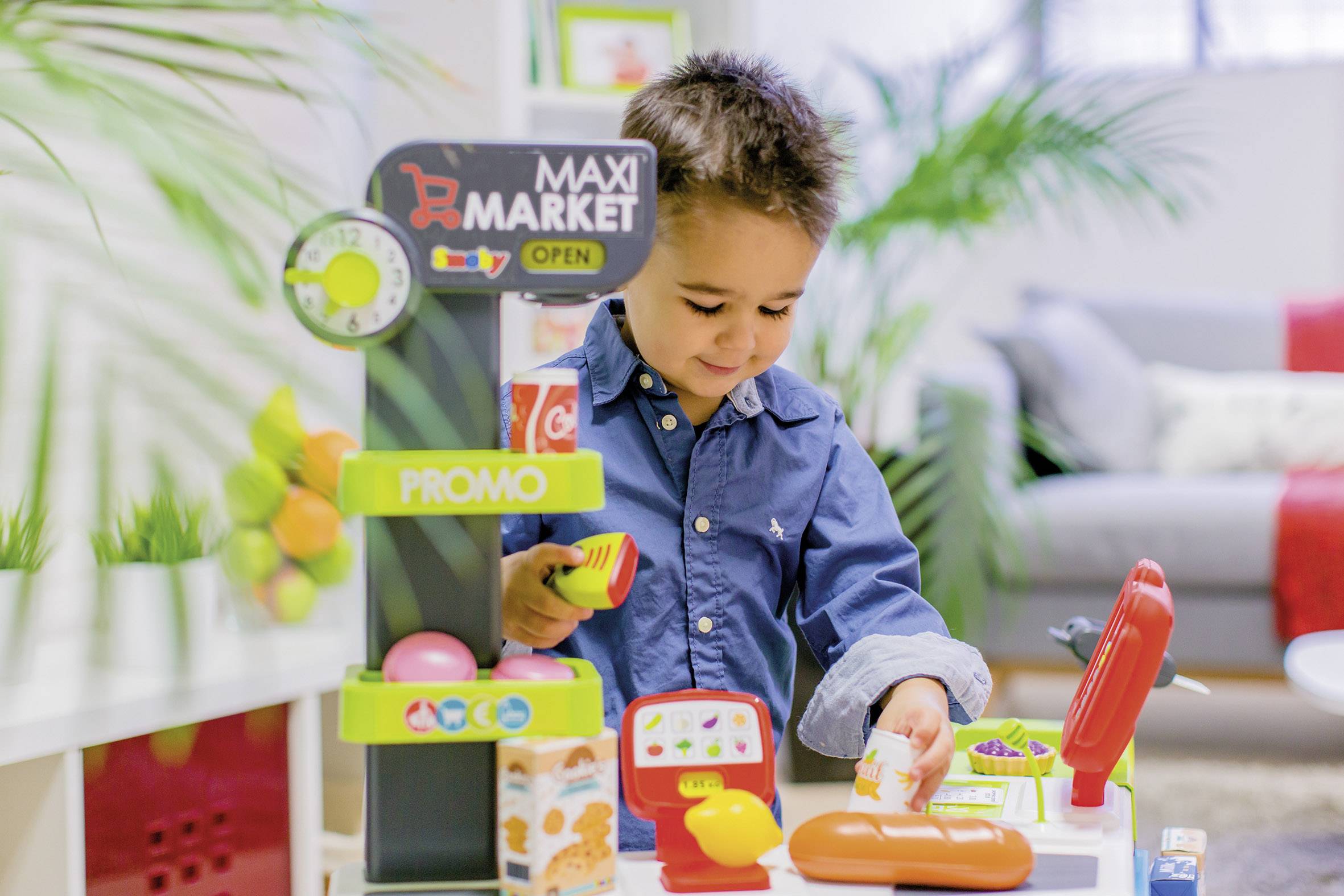 Smoby Maxi-Supermarkt mit Einkaufswagen