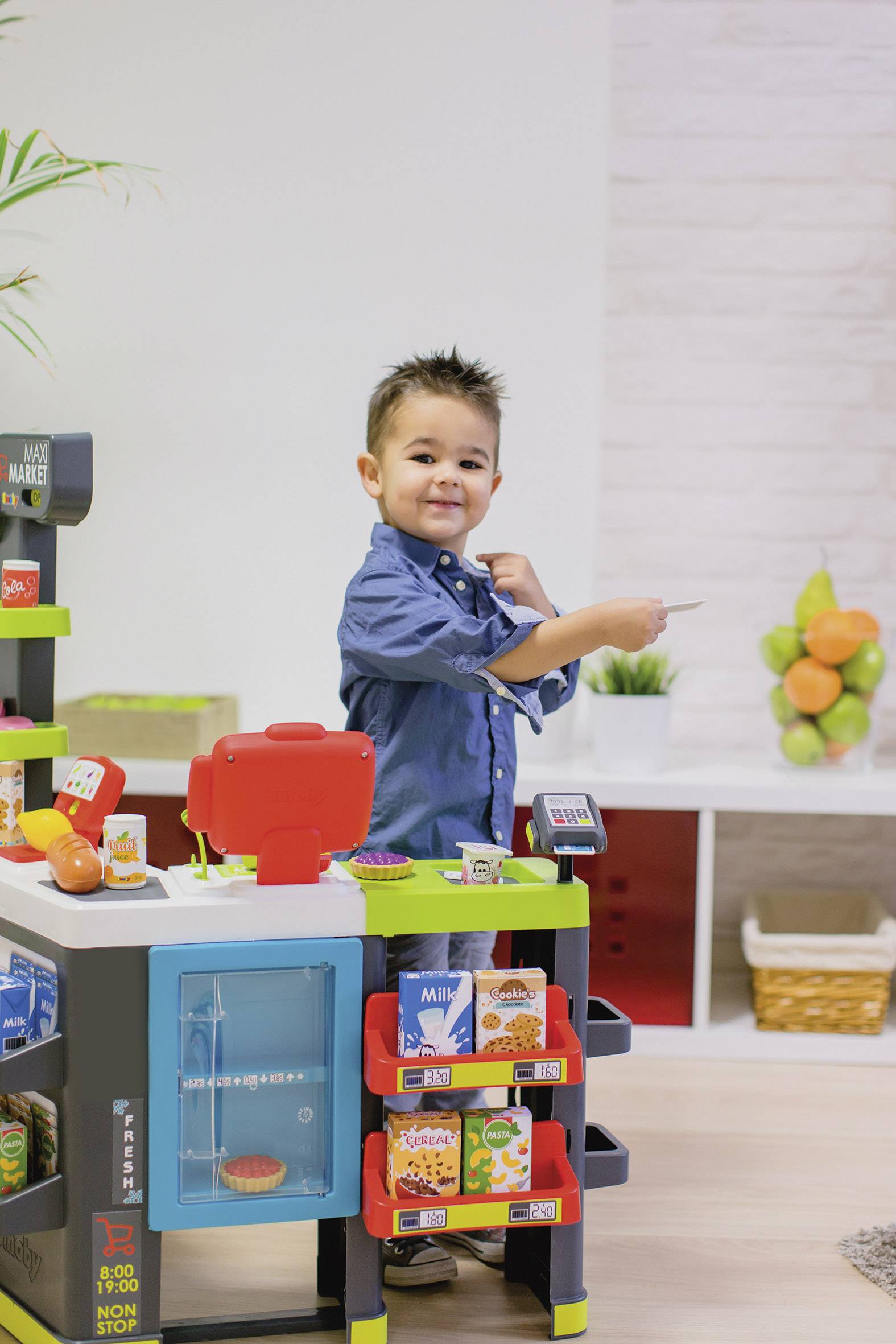 Smoby Maxi-Supermarkt mit Einkaufswagen
