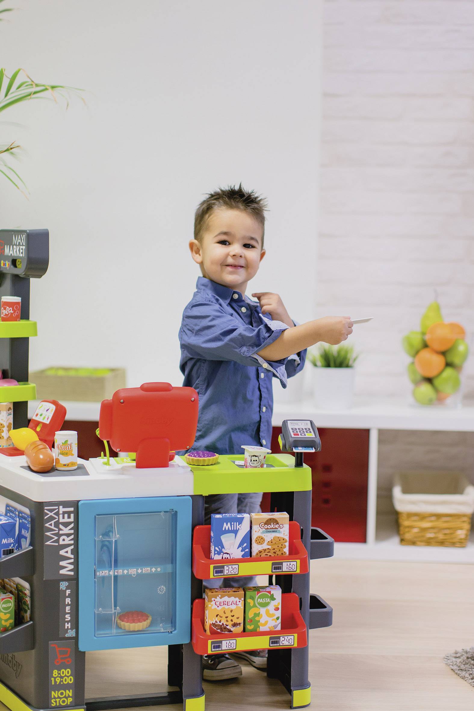 Smoby Maxi-Supermarkt mit Einkaufswagen