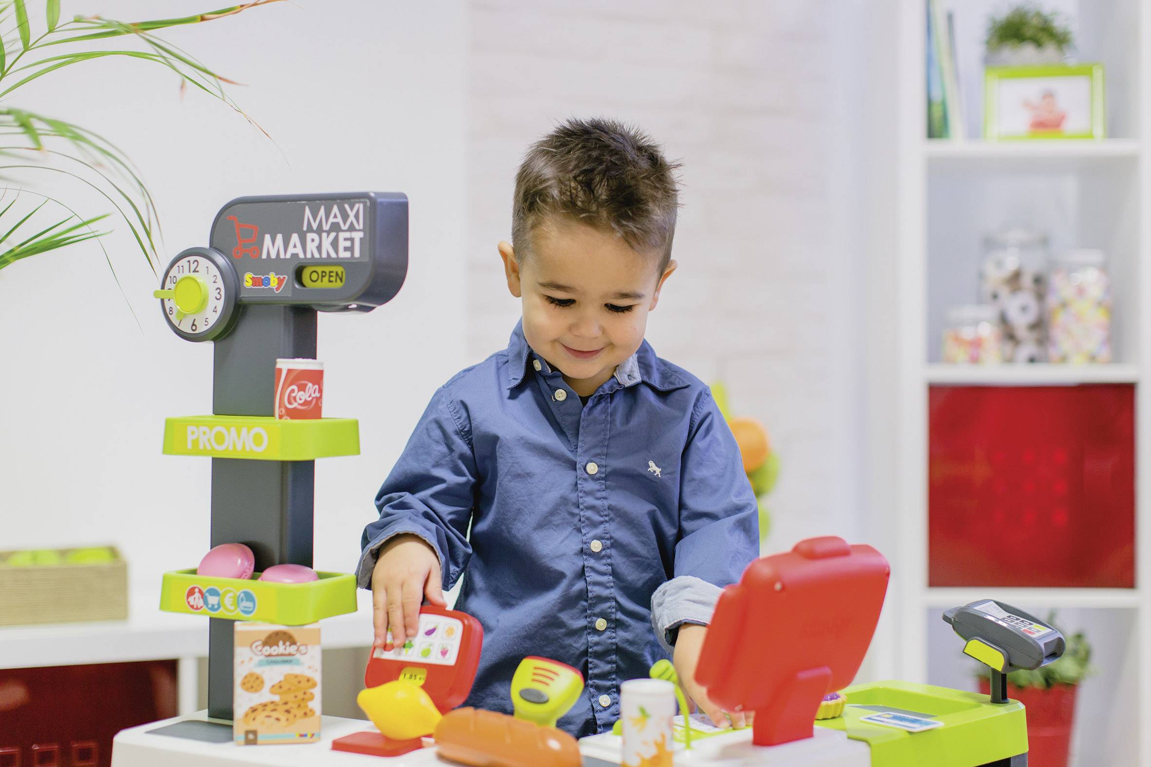 Smoby Maxi-Supermarkt mit Einkaufswagen
