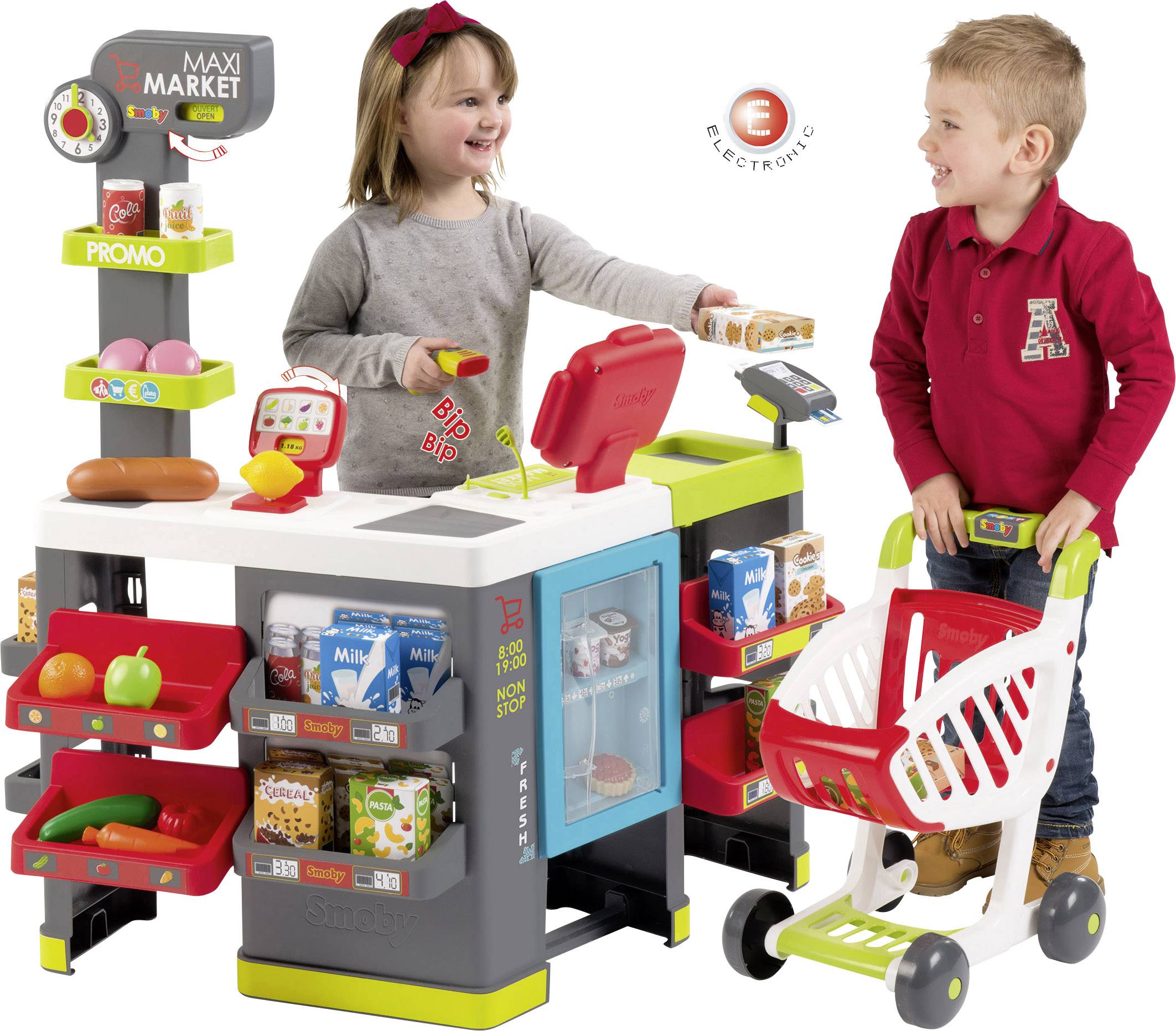 Smoby Maxi-Supermarkt mit Einkaufswagen