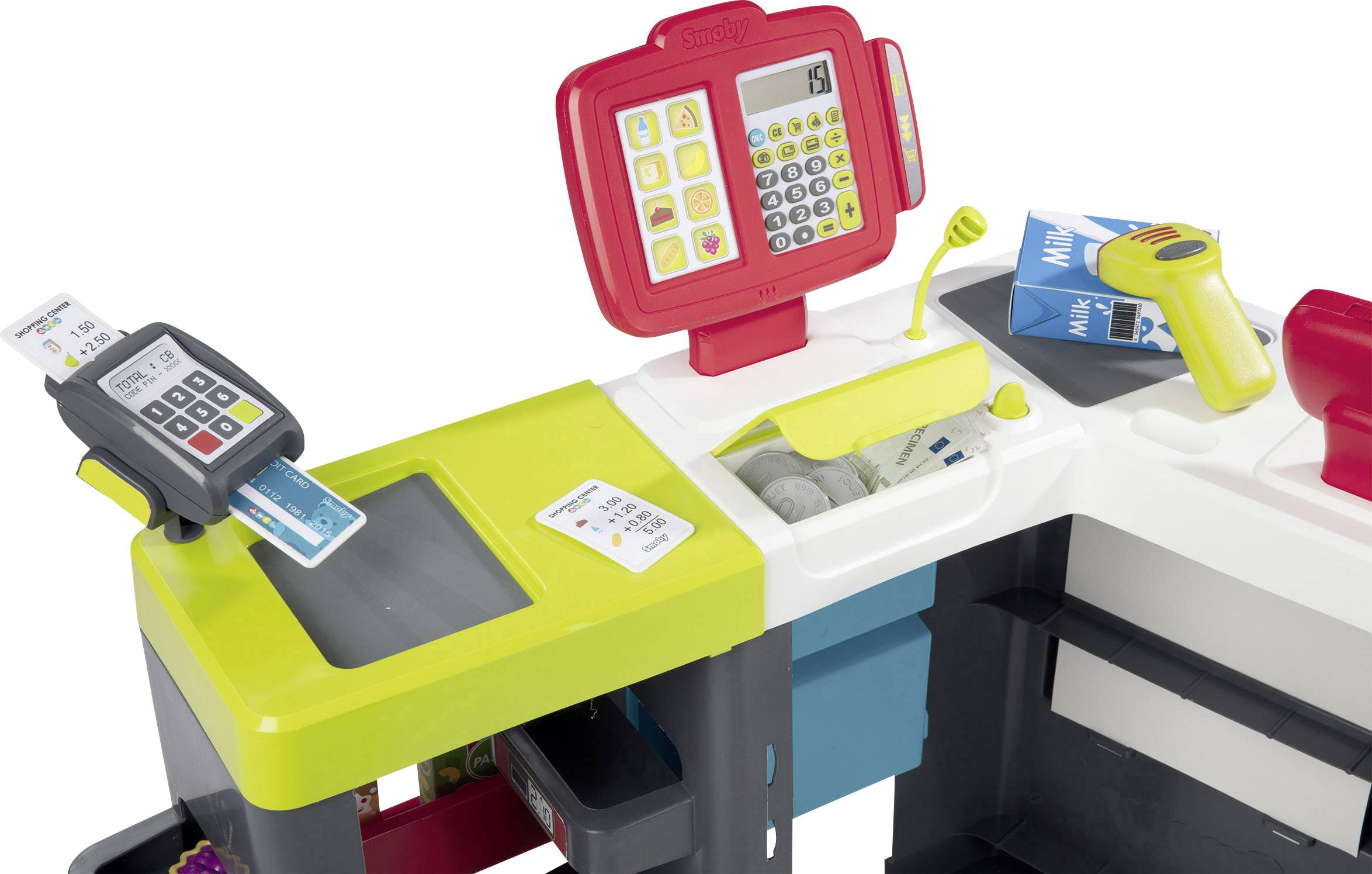 Smoby Maxi-Supermarkt mit Einkaufswagen