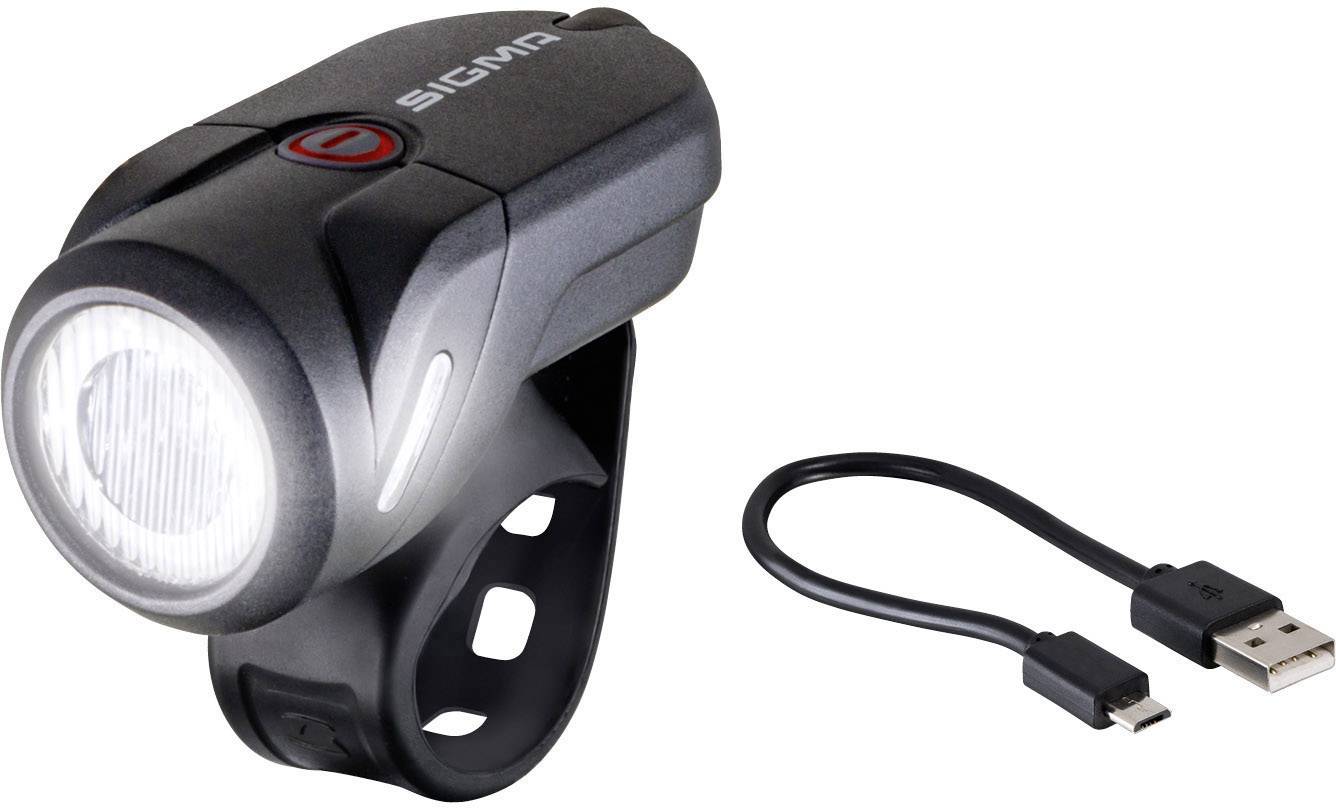 Sigma Fahrrad-Scheinwerfer AURA 35 LED akkubetrieben Schwarz