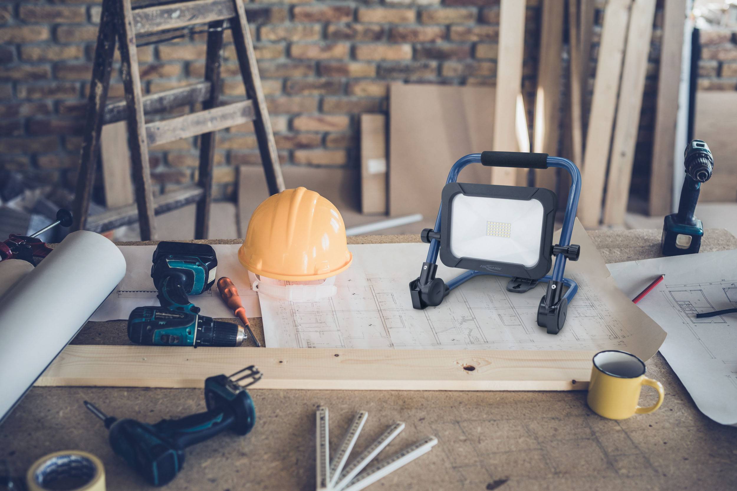 Ansmann FL1600R Baustrahler 20W 1600lm Neutralweiß 1600-0275