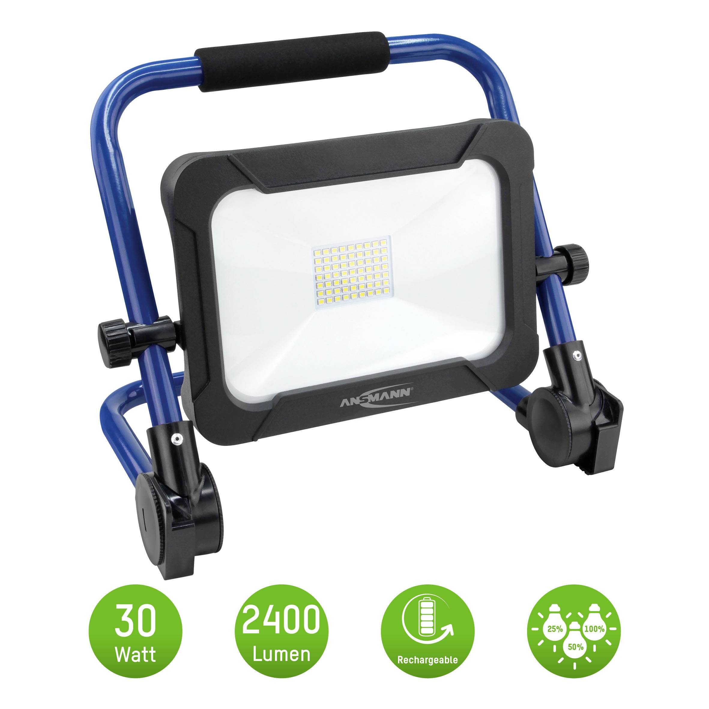 Ansmann FL2400R Baustrahler 30 W 2400 lm Neutralweiß 1600-0276